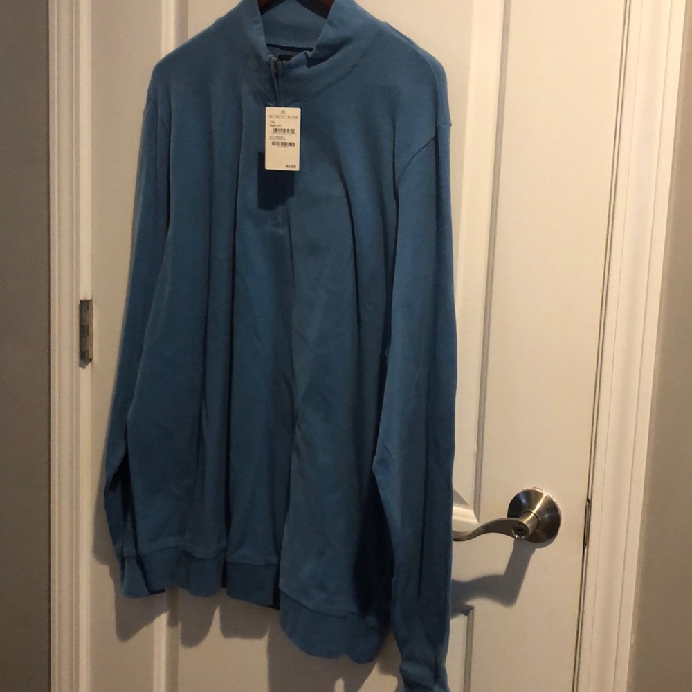 Blue Nordstroms quarter zip